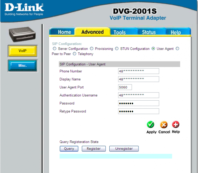 D-Link DVG2001-S - Instrukcja konfiguracji